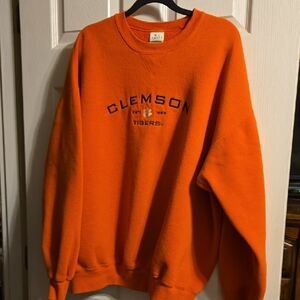 Orange Crewneck Sweatshirt